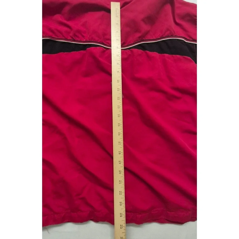 VTG Wilson men Red full zip windbreaker jacket 2XL lined, 90s, retro, Y2K, sport